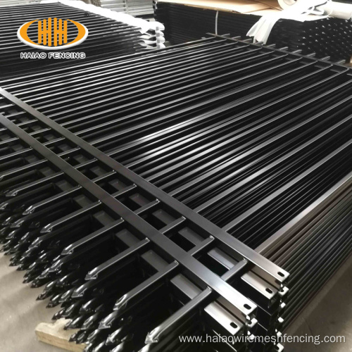 metal tube steel picket wrought iron fence panels